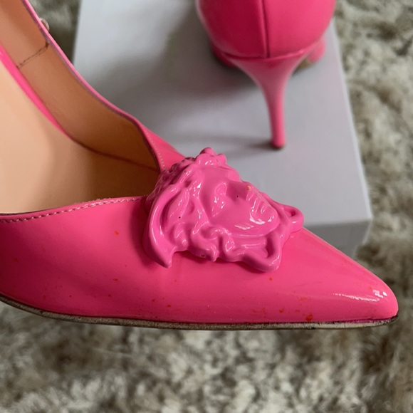Versace Neon Pink Pump - Picture 7 of 11